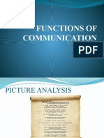 Functions of Communication