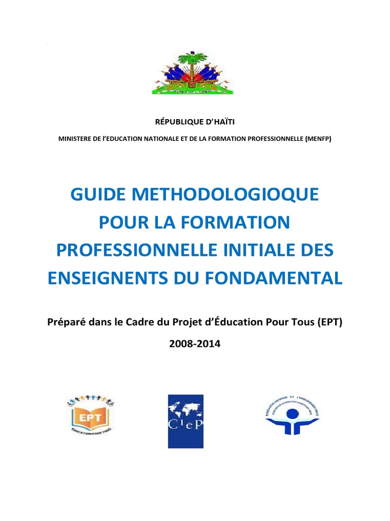 Guide de Formation des Enseignants en Haïti | PDF | Pédagogie ...