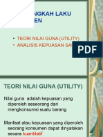 Teori Tingkah Laku Konsumen