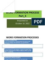 Word Formation Process