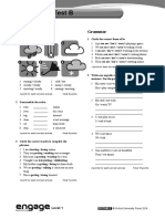 Engage 1 Unit 1 Test B