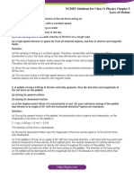 NCERT Solutions For Class 11 Physics Chapter 5 Laws of Motion