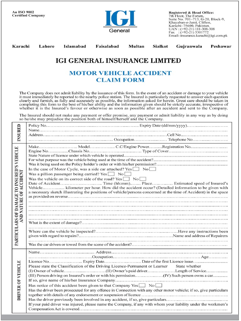 Claim Form | PDF