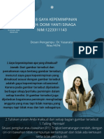 Presentasi Topik Utama Webinar Lokakarya Kepemimpinan Bentuk Organik Biru