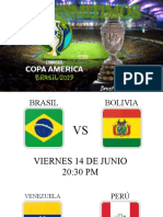 Copa America Horarios