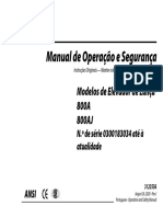 800A, 800AJ JLG Operation Portuguese (PT) - PN0300183034 Ate Agora