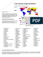 List of Countries by System of Government