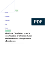 Guide de L'ingénieur Pour La Construction D'infrastructures Résistantes Aux Changements Climatiques