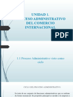 UNIDAD 1 Proceso Administrativo en El Comercio Exterior