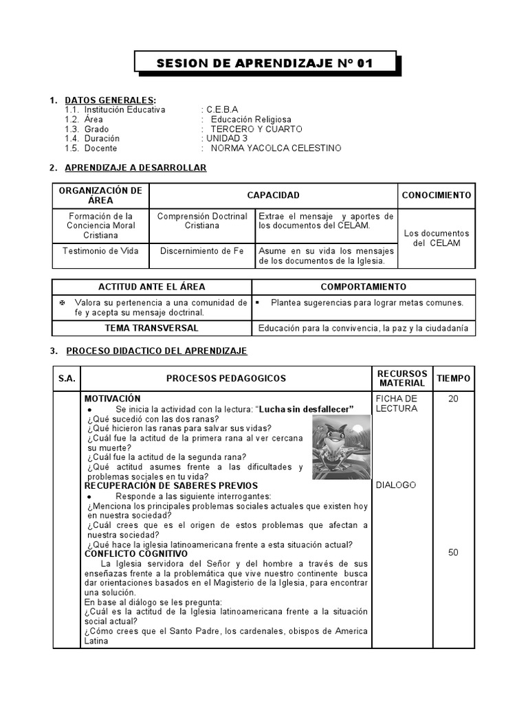 4 Sesiones De Religion Masinteresantes PDF