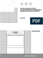 Detaljna Uputstva Za Upotrebu Električnog Samostojećeg Šporeta