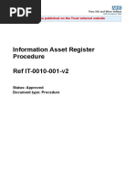 Information Asset Register Procedure