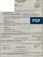 RPF, RPSF SI Application Form 20110001