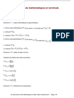 Exercices Suites Et Fonctions Maths Terminale 127