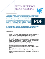 PROYECTO Pequeños Grandes Artistas