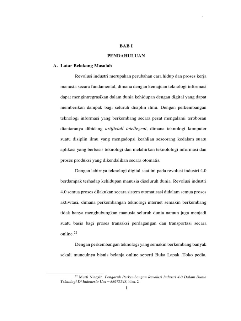 Skripsi+bab+1+-+bab+5 | PDF