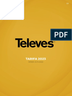 Televes Tarifa de Precios 2023 Península 01-11-2022