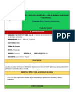 Plan de Clase Transicion (El Respeto)