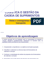 Rotas e Cronogramas de Transporte