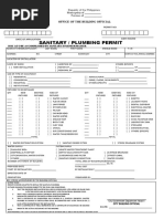 Sanitary-Plumbing Permit Form1 - A