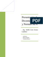 Jitorres - Presentación de Documentos y Norma APA