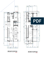 Floor Plan - Two Storey Residence