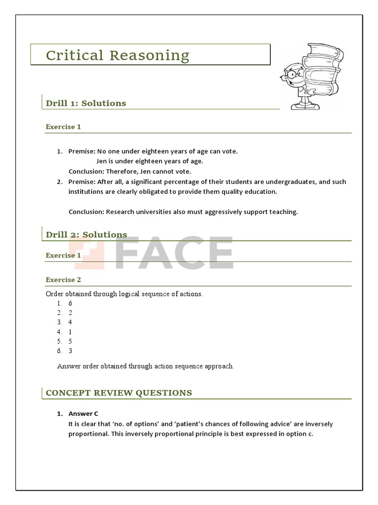 Critical reasoning pdf argument reason