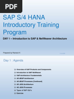 SAP S4 HANA - Intro - Architecture - Day 1