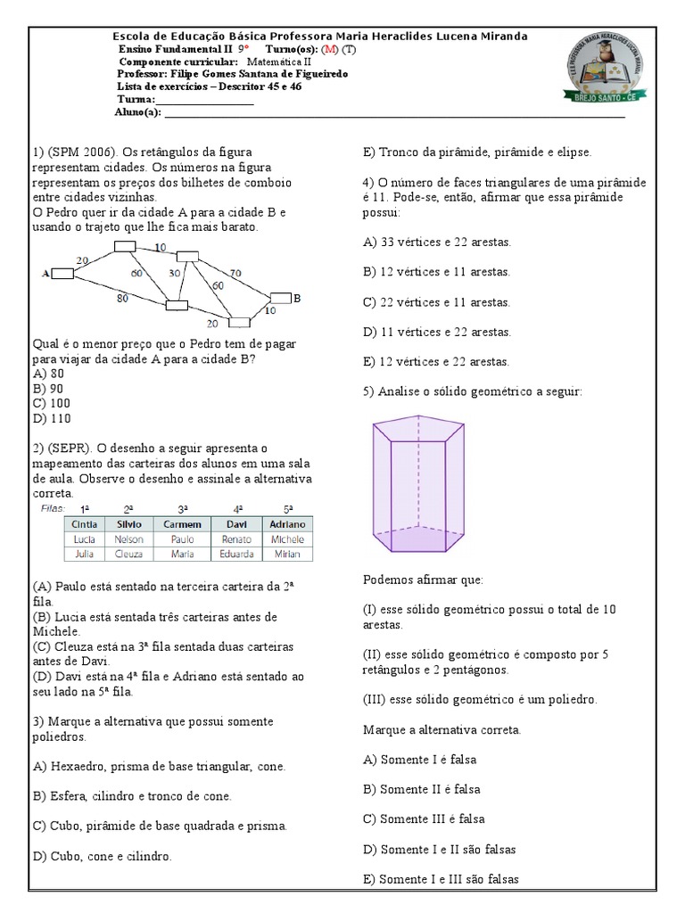 D2-9ANO- docx - Matemática