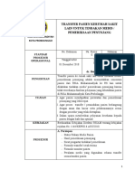 Spo Transfer Pasien Kerumah Sakit Lain Untuk Tindakan Medis Pemeriksaan Penunjang