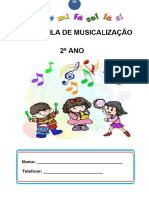 Apostila de Musicalização 2 Ano