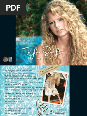 Digital Booklet Taylor Swift Deluxe Edition Taylor