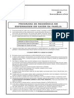 Programa de Residência em Enfermagem em Saúde Da Família: Processo Seletivo