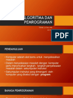 1 Algoritma Dan Pemerograman