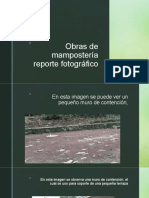 Obras de Mampostería Reporté Fotográfico