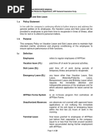 Employee Leave Card Template | PDF