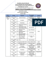 Rundown Inaugurasi KBM Fkip Tahun 2022