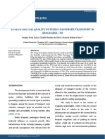 Evaluating The Quality of Public Passenger Transport in Araguaína - To