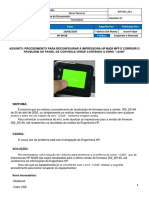 M428 - Corrigir o Problema de Painel de Controle Verde Contendo o Erro "12345" - DT - 92 - Rev - 01