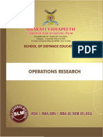 MBA 302 Operation Research (Poly 19)