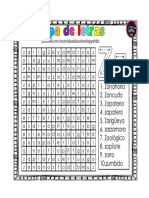 Sopa de Letras Inicio de Clase