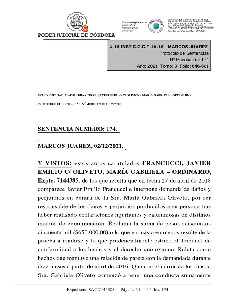 Certificado Sentencia Firme | PDF | Intención (Derecho Penal) | Justicia