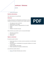 Tuberculosis Pulmonar Sintomas