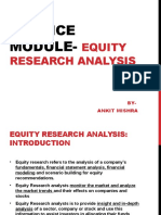 Equity Research Analysis