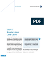 CF Cover Letter Structure