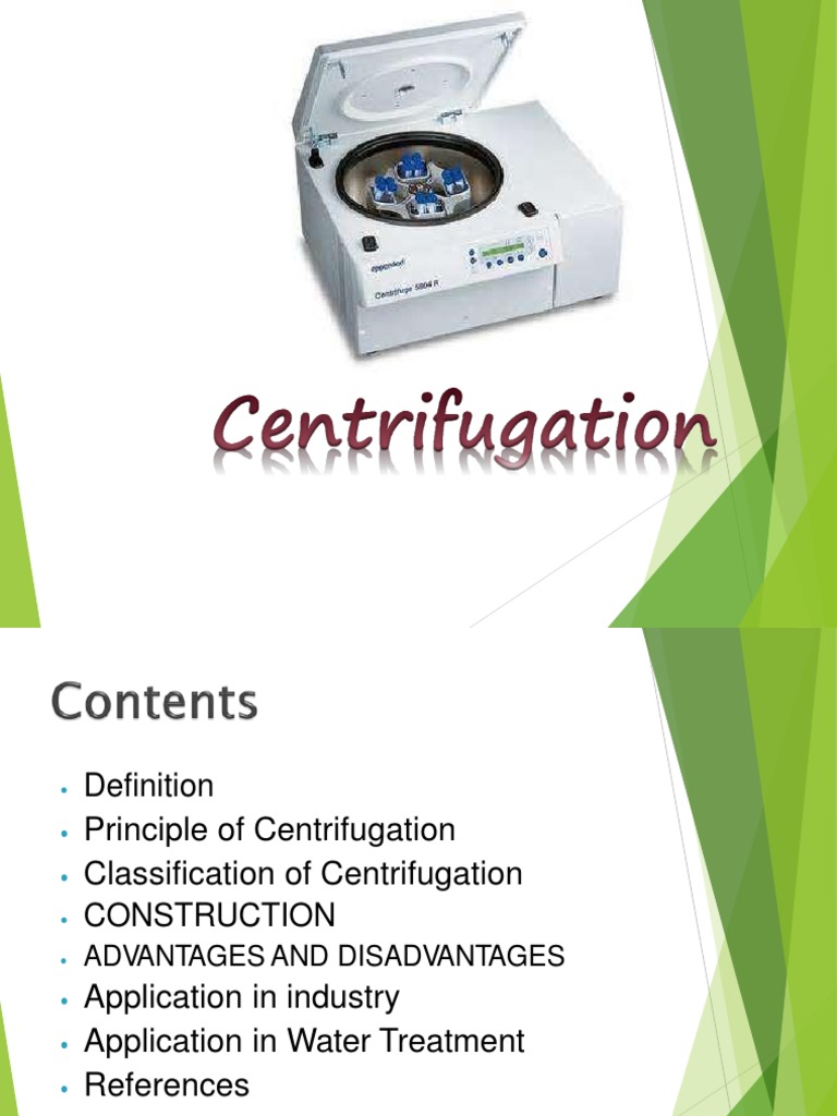 centrifugation PDF Centrifugation Centrifuge