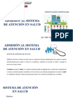 ADMISION AL SISTEMA DE SALUD