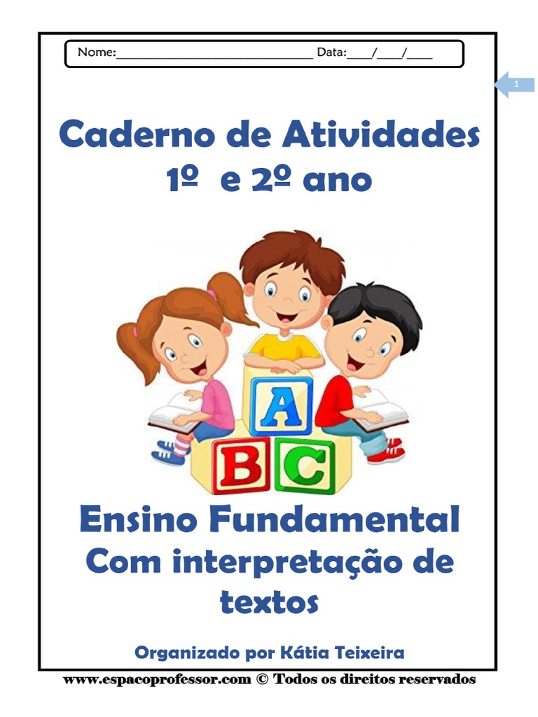 Caderno de Atividades 1º e 2º Ano - PDF Download Grátis | PDF
