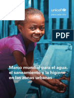 Global Framework For Urban Water, Sanitation and Hygiene-Spanish