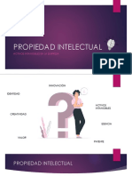 Propiedad Intelectual - Activos Intangibles en La Empresa